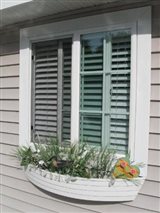 Our Dory Boat Collection of PVC Window Boxes are handmade using a wood-alternative material known as cellular PVC.
